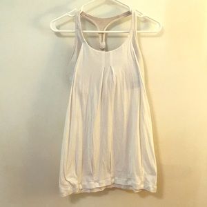Lululemon practice freely white tank